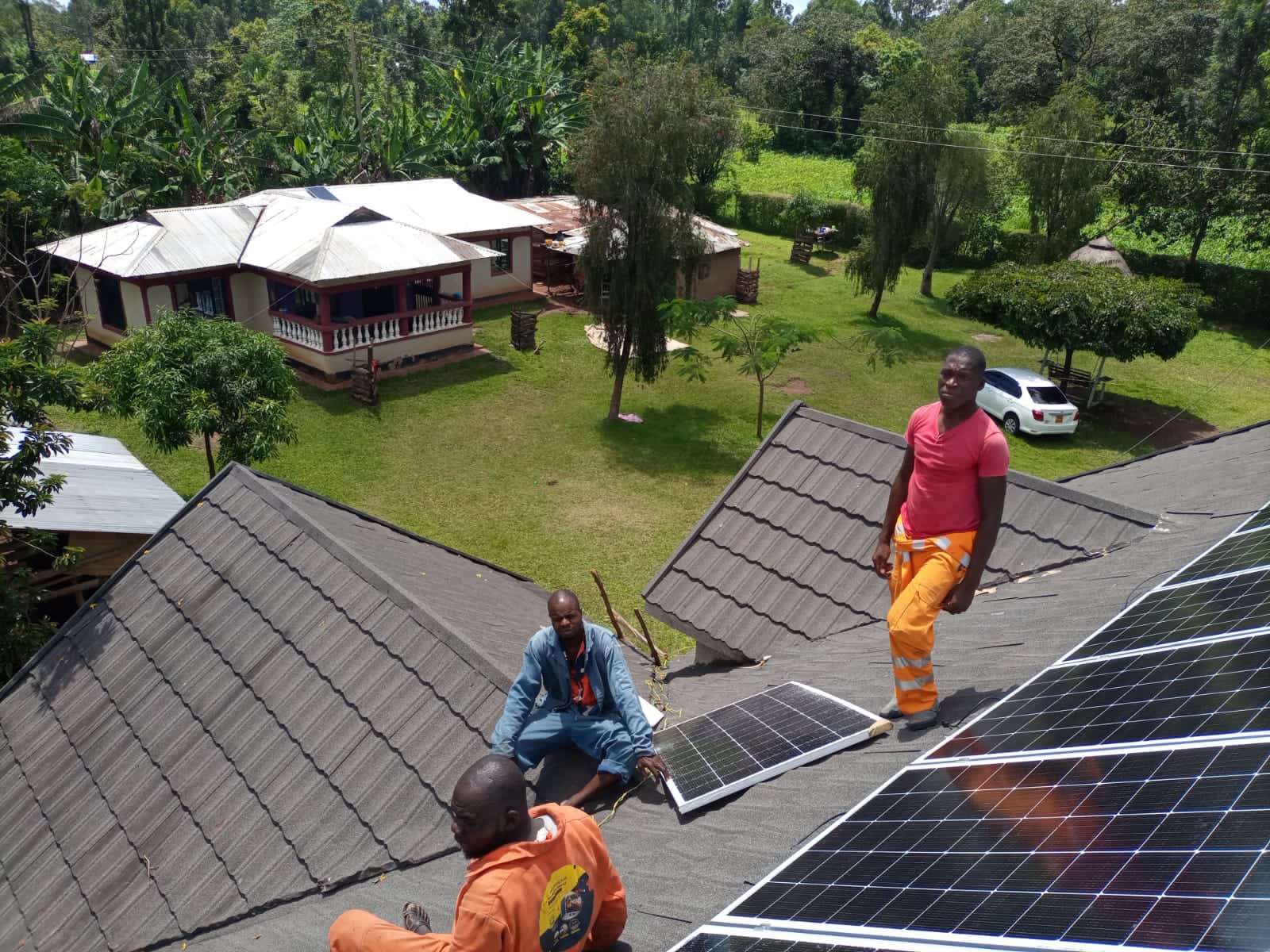 Solar Installation in Progress